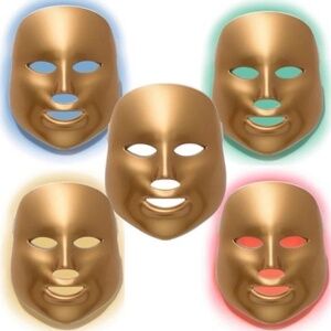 MZ Skin Light Therapy Golden Facial Treatment Device NWT